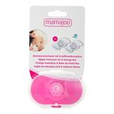 Set Aparatoare pentru Protectia Mameloanelor cu Cutie de Depozitare - Mamajoo Nipple Protectors Set & Storage Box, 1 set