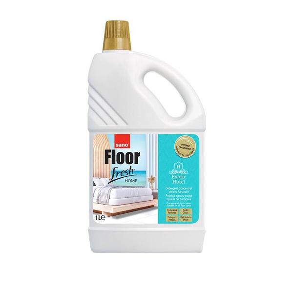 Detergent Concentrat si Parfumat pentru Pardoseli - Sano Floor Fresh Home Exotic Hotel, 1000 ml