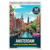 Carte de colorat pentru relaxare si antistres, 50 de ilustratii, Amsterdam, Editura Legendary Print, 106 pagini 