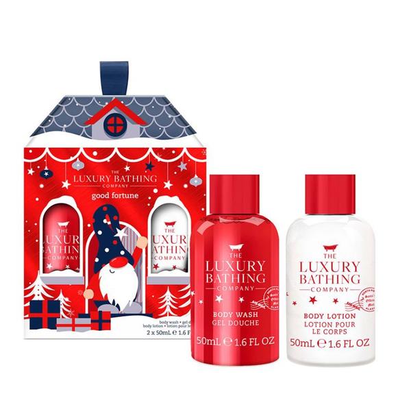 Set Cadou Good Fortune -The Luxury Bathing Company Candy Canes, Cocoa & Vanilla Swirl, 1 set