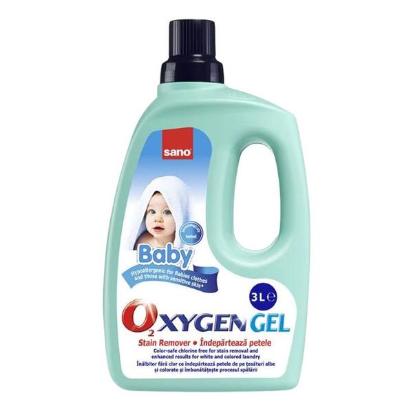 Solutie pentru Indepartarea Petelor - Sano Baby Oxygen Gel, 3000 ml