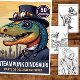 carte-de-colorat-pentru-relaxare-si-antistres-50-de-ilustratii-steampunk-dinosaurs-106-pagini-2.jpg