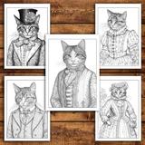 carte-de-colorat-pentru-relaxare-si-antistres-50-de-ilustratii-victorian-cats-editura-legendary-print-106-pagini-5.jpg