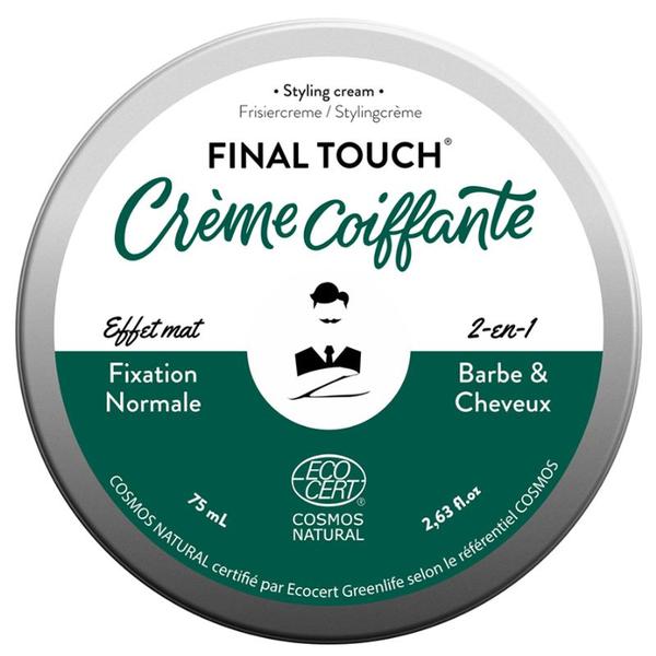 Crema Matifianta de Styling pentru Par fi Barba - Monsieur Barbier Styling Cream Final Touch, 75 ml