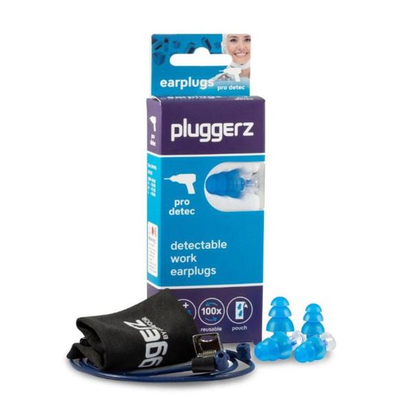 Dopuri de Urechi din Silicon pentru Detectarea Zgomotului si Protectia Auzului in Medii de Lucru Zgomotoase - Pluggerz Pro Detect, 4 buc