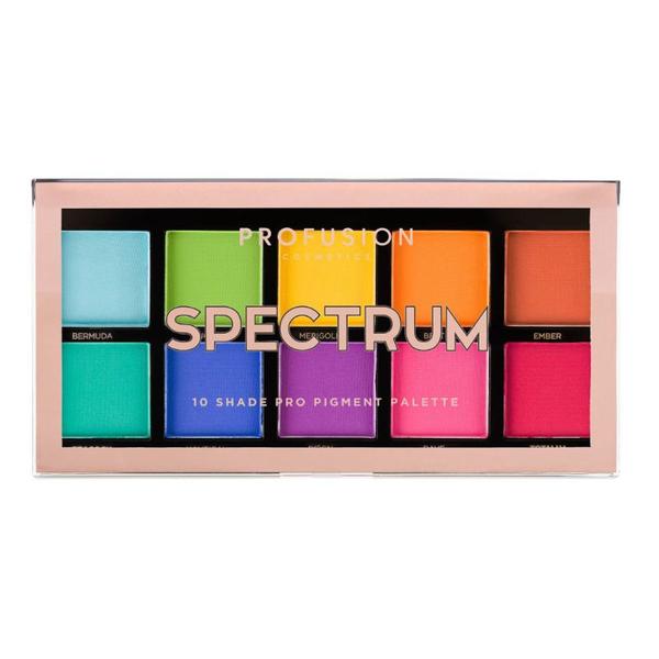 Paleta Farduri Vegane, 10 Nuante - Profusion Cosmetics Spectrum, 103 g