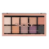 Paleta Farduri Vegane, 10 Nuante - Profusion Cosmetics Smoky, 103 g