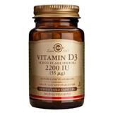 SHORT LIFE - Vitamina D3 2200 UI (55 mcg) Solgar, 50 capsule