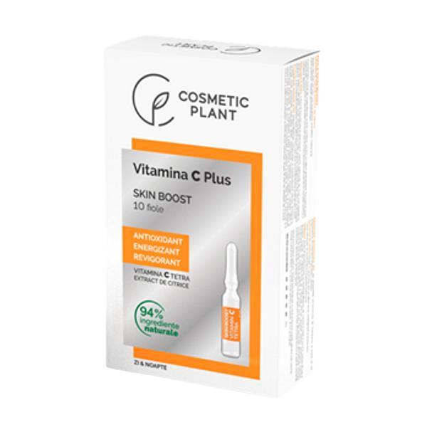 SHORT LIFE - Fiole Skin Boost Vitamina C Plus Cosmetic Plant, 10 x 2 ml