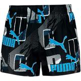 Pantaloni scurti barbati Puma Swim Men Print Logo Short 93836102, S, Albastru