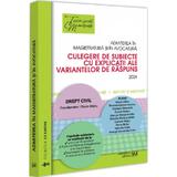 Admiterea in magistratura si in avocatura. Culegere de subiecte Ed.6 - Forin Motiu, editura Universul Juridic