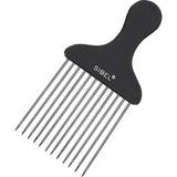 Pieptene profesional din metal pentru parul afro/electrizat Mediu 7 cm