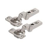 Pachet IFL 2 balamale semiaplicate Blum Clip, fara amortizare si placute in cruce 71M2650/173L6100