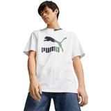 Tricou barbati Puma Classics Archive Remaster Tee 53829602, L, Alb