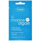 Masca-Gel Hidratanta pentru Fata 30+ - Ziaja Marine Algae Spa Face Mask Moisturising Dry & Normal Skin, 7 ml