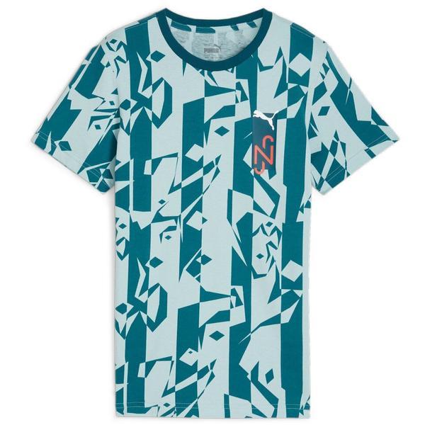 Tricou copii Puma Neymar Jr Creativity Logo Tee Jr 65896013, 164, Albastru