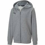 Hanorac copii Puma Teamgoal 23 Casuals Hooded Jacket Jr 65671433, 176, Gri