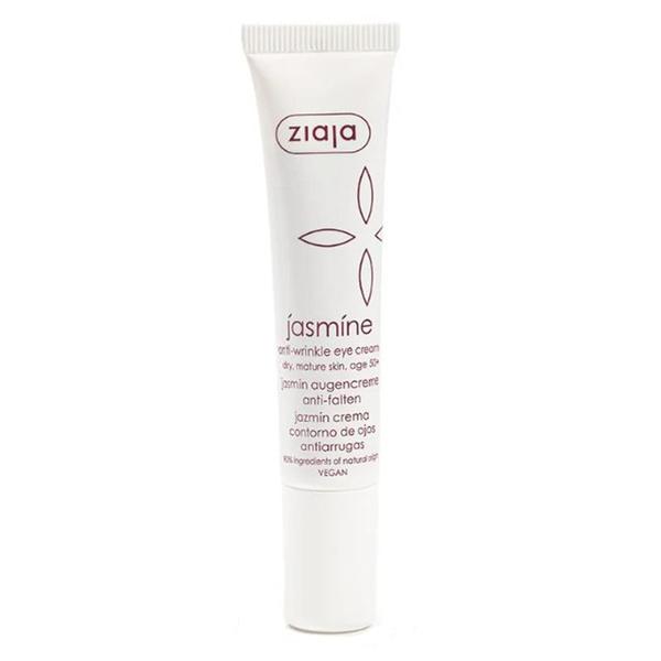 Crema Antirid pentru Ochi 50+ - Ziaja Jasmine Eye Cream Anti-Wrinkle, 15 ml