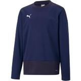 Bluza copii Puma Teamgoal 23 Training Sweat Jr 65656806, 152, Albastru