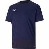 Tricou copii Puma Teamgoal 23 Training Jersey Jr 65656906, 176, Albastru