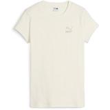 Tricou femei Puma Classics Ribbed Slim Tee 62426499, XS, Bej