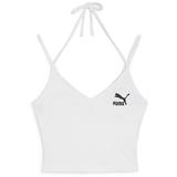 Maiou femei Puma Classics Ribbed Crop Top 62425502, XXS, Alb