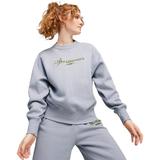 Bluza femei Puma Classics Relaxed Crew 62428963, M, Gri