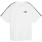 Tricou barbati Puma Ess Tape Tee 67599402, M, Alb