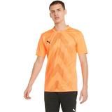 Tricou barbati Puma Teamglory Jersey 70501721, S, Portocaliu