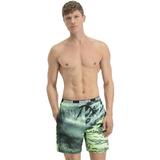 Pantaloni scurti barbati Puma Swim Men Luminous Mid Shorts 1p Sea 93549201, XL, Verde