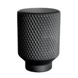 Buton pentru mobila Santino, finisaj negru mat CB, Ø:22 mm