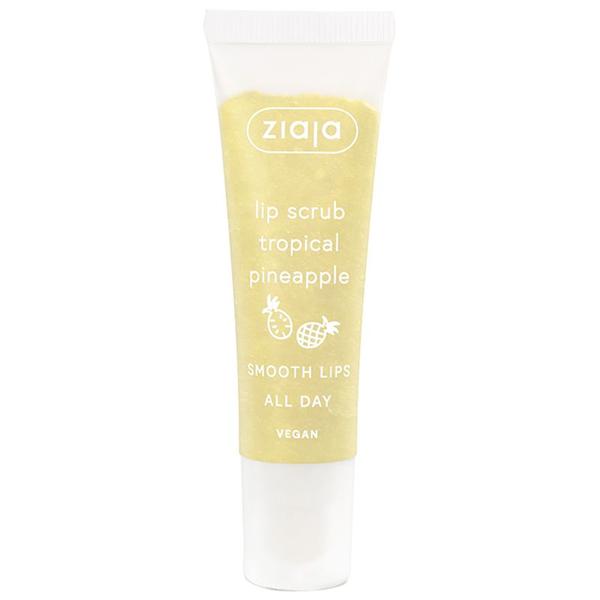 Scrub pentru Buze cu Ananas - Ziaja Lip Scrub Tropical Pineapple, 12 ml