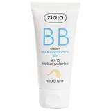 Crema BB pentru Tenul Gras/ Mixt - Ziaja BB Cream Oily & Combination Skin, SPF 15, nuanta Natural, 50 ml