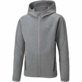 Hanorac copii Puma Evostripe Full-zip Hoodie Dk B 84698903, 110, Gri