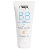 Crema BB pentru Tenul Gras/ Mixt - Ziaja BB Cream Oily & Combination Skin, SPF 15, nuanta Dark/ Peach, 50 ml