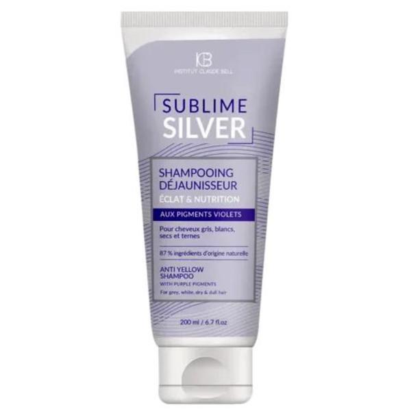 Sampon anti-ingalbenire pentru par grizonat, alb, uscat sau tern - Sublime Silver Shampooing D&eacute;jaunisseur ICB, 200 ml