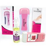 Kit Epilare SensoPRO Start Pink (Incalzitor + Rezerva 100 ml + Ulei 100 ml + Benzi 50 buc)