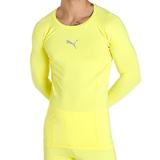 Bluza barbati Puma Liga Baselayer Tee Ls 65592046, XL, Galben