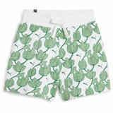 Pantaloni scurti femei Puma Ess Blossom 5 Aop Shorts Tr 67935286, L, Verde