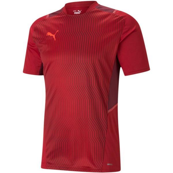 Tricou barbati Puma Teamcup Training Jersey 65673501, L, Rosu