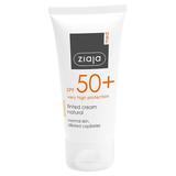 Crema Nuantatoare cu SPF 50+ - Ziaja Med Tinted Cream Natural, 50 ml