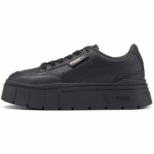 Pantofi sport femei Puma Mayze Stack Leather 38441202, 42, Negru