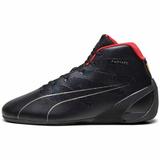 Pantofi sport barbati Puma Ferrari Carbon Cat Mid 30754503, 43, Negru