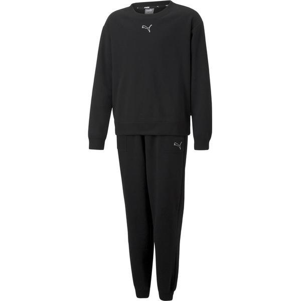 Trening copii Puma Loungewear Suit 67073401, 152, Negru