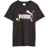 Tricou copii Puma x Spongebob Squarepants 62221201, 128, Negru