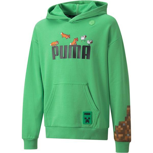 Hanorac copii Puma x Minecraft 53343687, 104, Verde