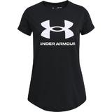 Tricou copii Under Armour Sportstyle Logo Ss 1361182-001, 128, Negru