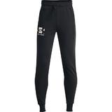 Pantaloni copii Under Armour Rival Terry 1361715-002, 128, Negru