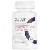 Supliment alimentar OstroVit Vitamin K2 200 mg Natto MK-7, 90 Tablete