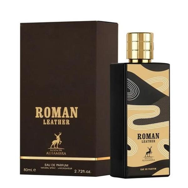 Apa de Parfum Unisex - Maison Alhambra EDP Roman Leather, 80 ml